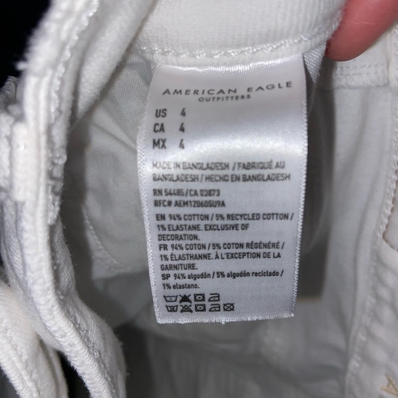 White jean shorts American eagle - Picture 4 of 4